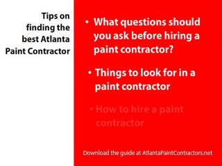 Atlanta Paint Contractors