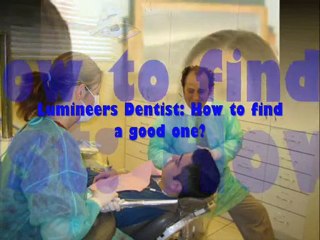 lumineers dentist
