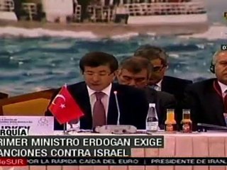 Exige Turquía sanciones para Israel, durante cumbre de Eura