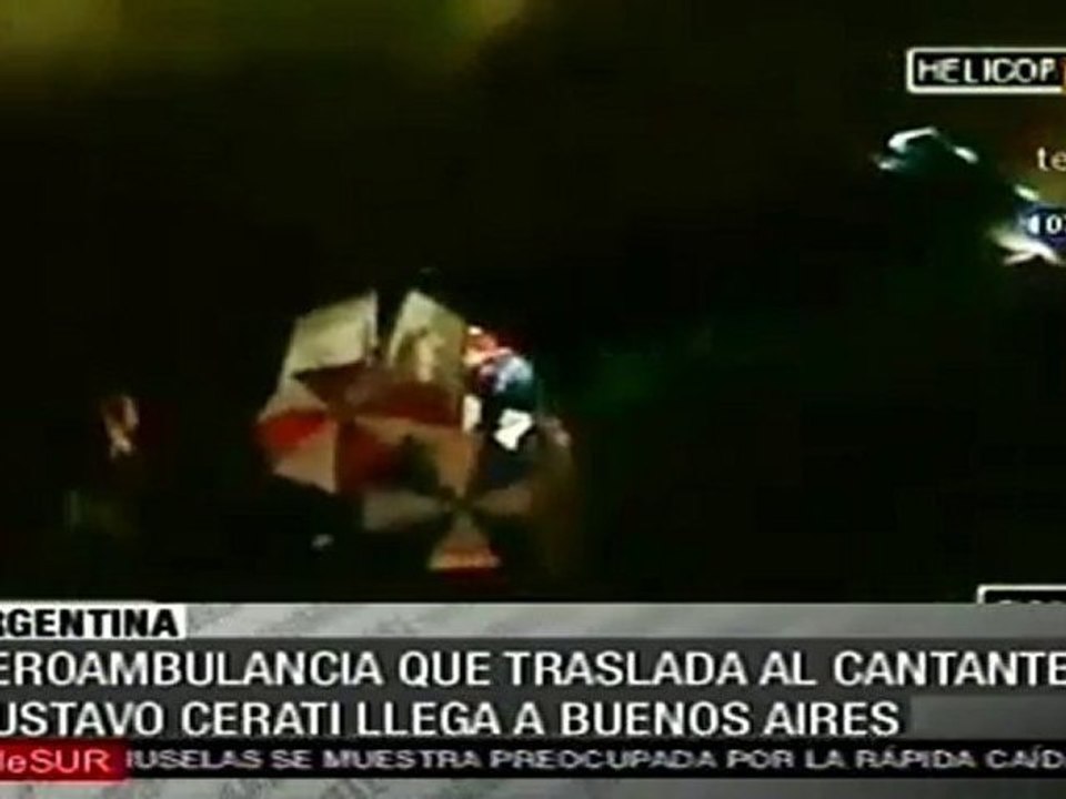 Trasladaron a Gustavo Cerati a Buenos Aires