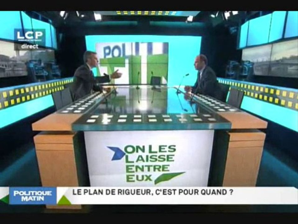 FDR sur la rigueur économique (LCP - 08/06/2010)