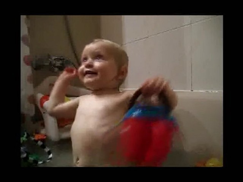 Dans le bain
