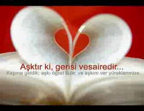 Seninle başladım bitsin seninle... (muhteşem bir şarkı)