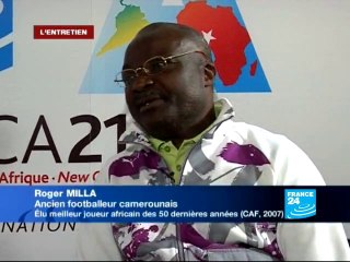Roger Milla ancien joueur camerounais