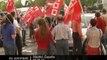 Spanish public workers strike over salary cuts - no comment
