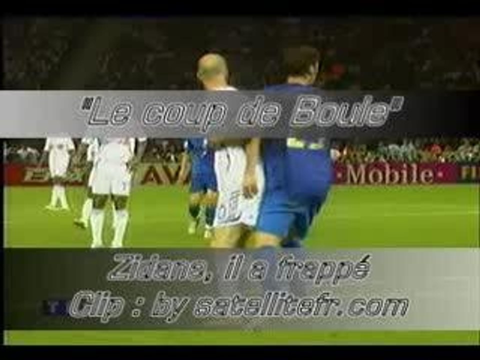Le coup de boule - Zidane il a frappé