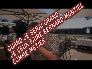 Quand je serai grand je veux faire "Bernard Montiel"