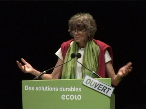 Thérèse Snoy au meeting Ecolo ce 6 juin 2010