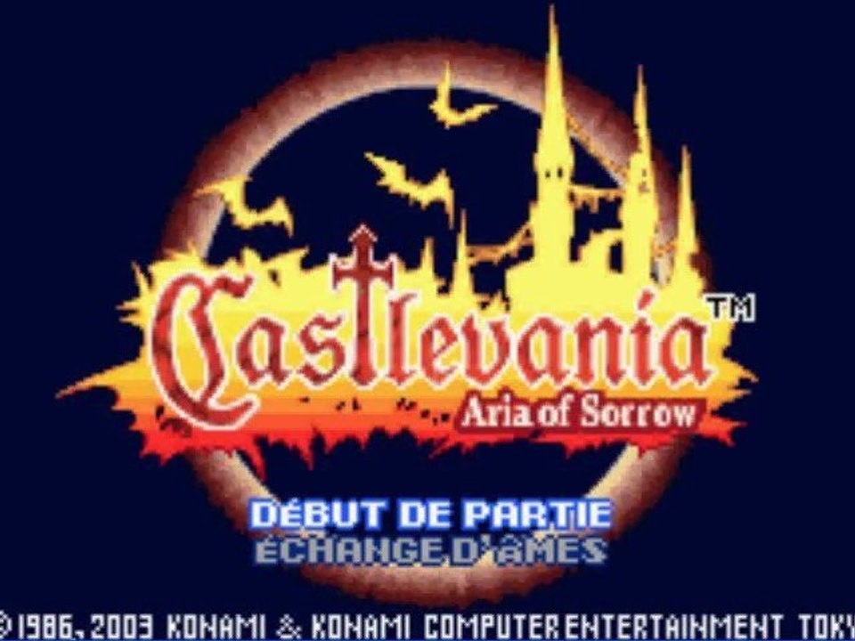 Castlevania Aria of Sorrow [GBA] videotest/decouverte