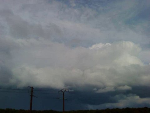 Météo 9 juin 2010: Nuages d'orages en images