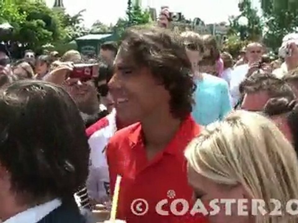 Raphael Nadal à Disneyland Paris le 07 Juin 2010 !