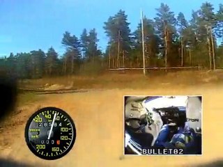 Rallye Rally VCB 2010 - Onboard WP/SS03 Volvo 244