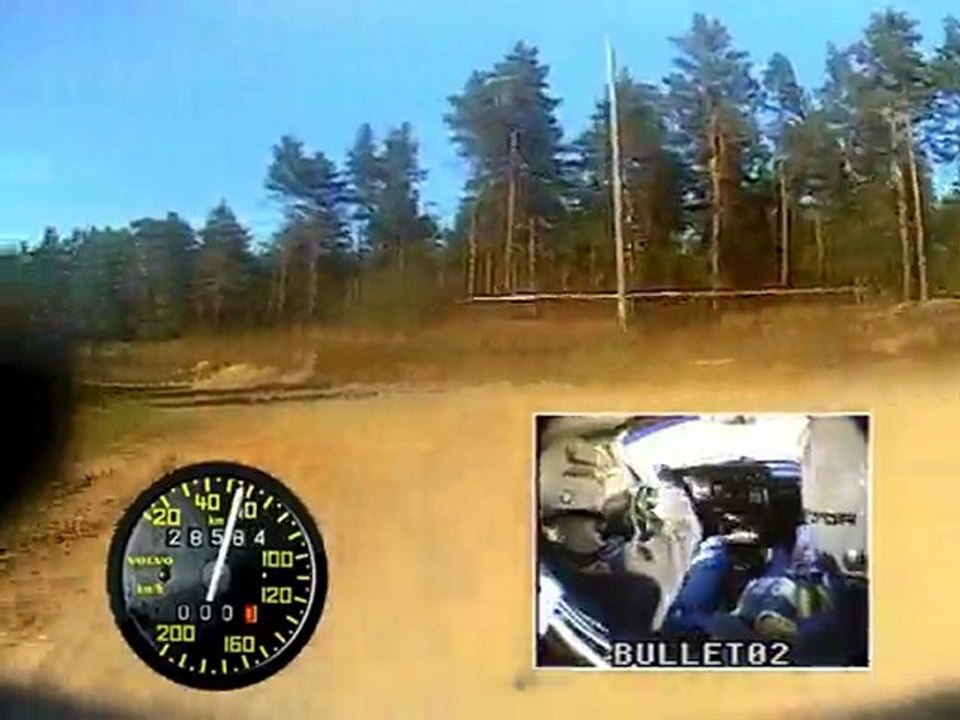 Rallye Rally VCB 2010 - Onboard WP/SS03 Volvo 244