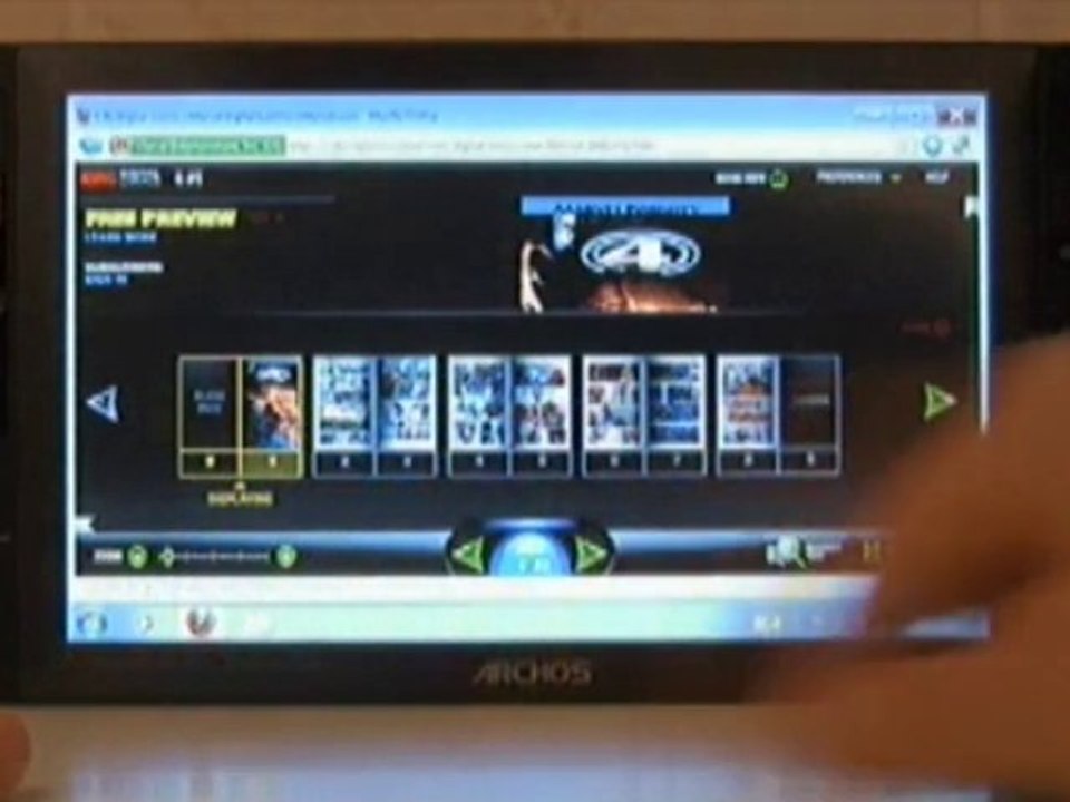Archos 9 : visionneurs de BD