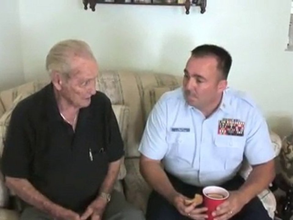 World War II veteran Harry Daube receives Purple Heart