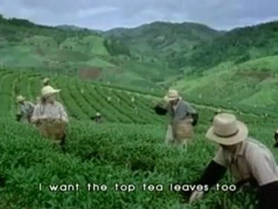 Japanese Thai tea commerical with caterpillars