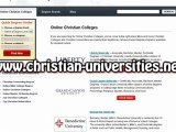 Christian Colleges and Universities