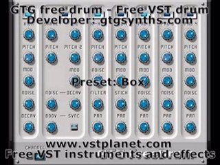 GTG FreeDrum - Free VST drum - vstplanet.com