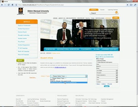 Articles by Sikkim Manipal University Distance Education