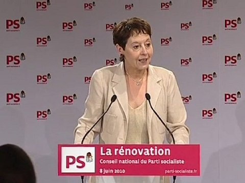 Discours de Adeline Hazan au conseil national