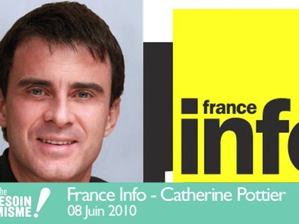 Manuel Valls invité de Catherine Pottier sur France Info