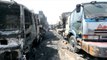 Seven dead as gunmen torch NATO trucks in Pakistan