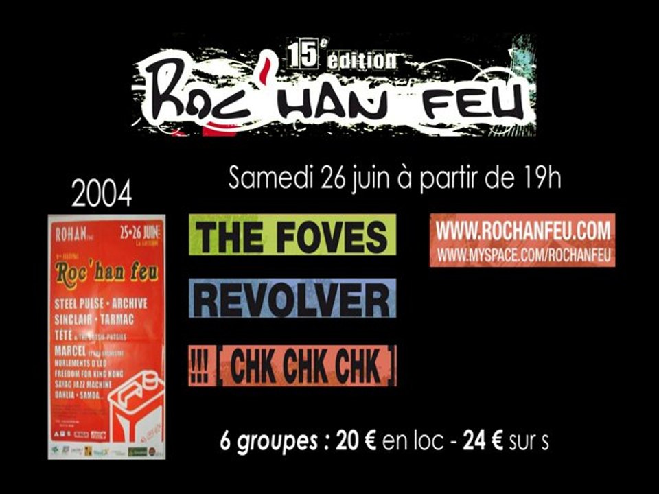 Festival Roc'han feu 2010 - 25 et 26 Juin à Rohan - Morbihan