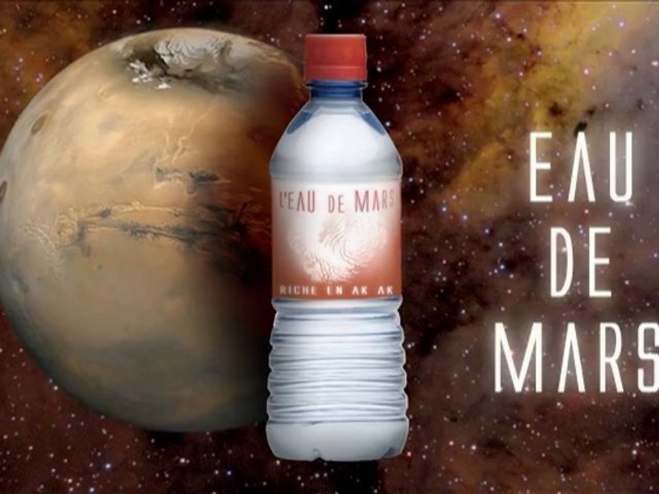Fausse Publicité "Eau de Mars"