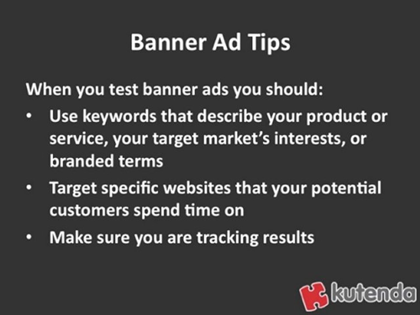 Banner Ad Tip Test Banner Ads For Your Business With Google