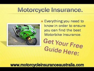 How To Get The Best Motorcycle Insurance And Save Money