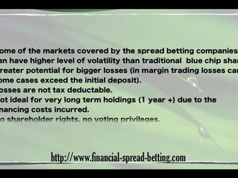 Benefits and Risks of using Spread Betting to Trade