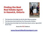 Keswick Real Estate Agent | Keswick Real Estate For Sale