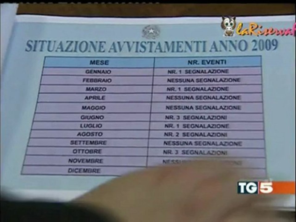 Observations d'OVNIS le 6 juin 2010 Italie