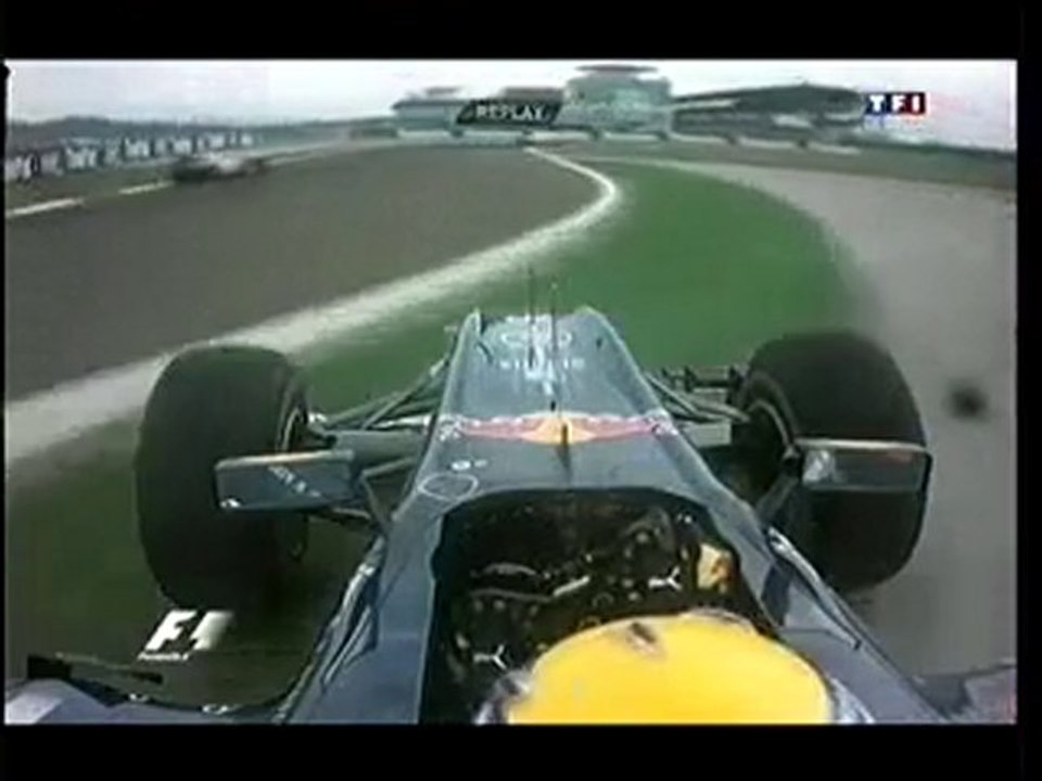 Vettel et Webber crash