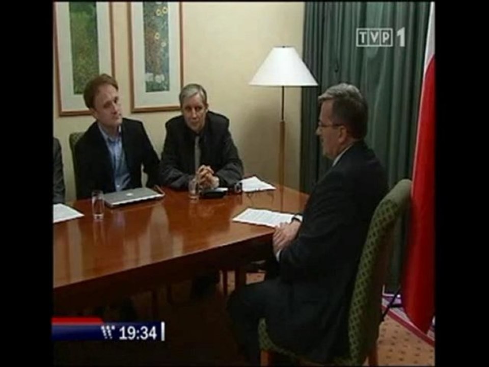 tvp komorowski blogerzy relacja