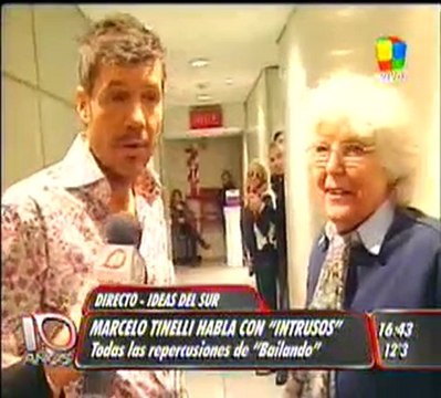 Tinelli en intrusos Primera Parte