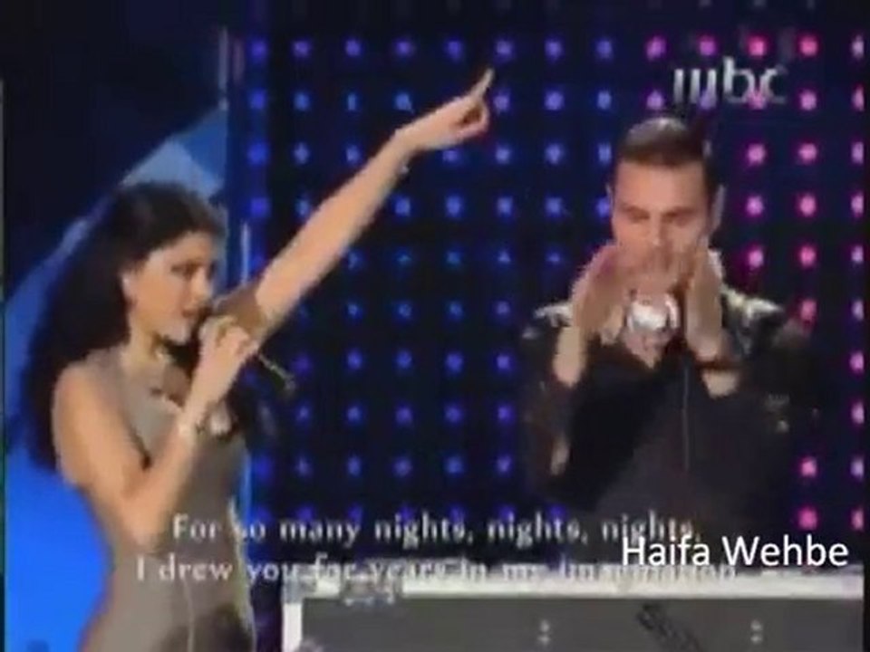 Haifa Wehbe Feat David Vendetta - Yama Layali  LIVE