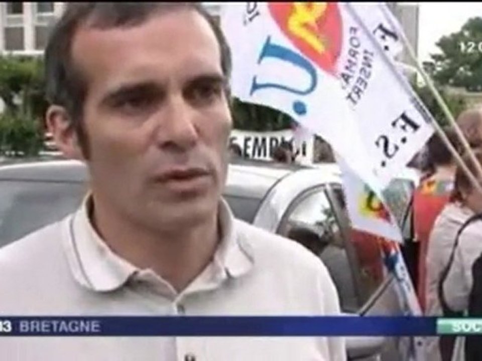 greve bretagne 8 juin 2010 interview yannick 12/13 fr3
