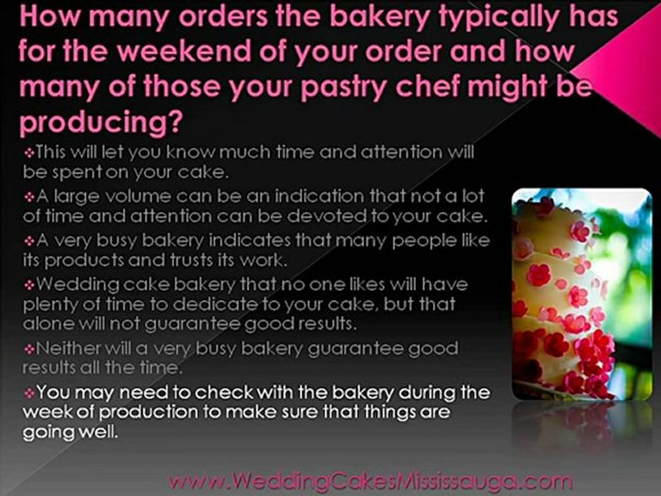 Mississauga Wedding Cakes - Will Your Cake Get Attention It