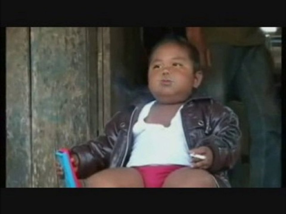 Indonesian baby on 40 cigarettes omg a day parody song