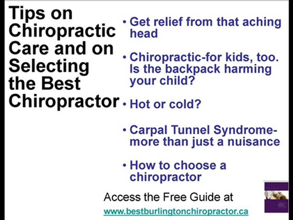 Burlington Chiropractor |Chiropractor & Chiropractors Burli