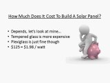 DIY Solar Panels - How Much Does It Cost?