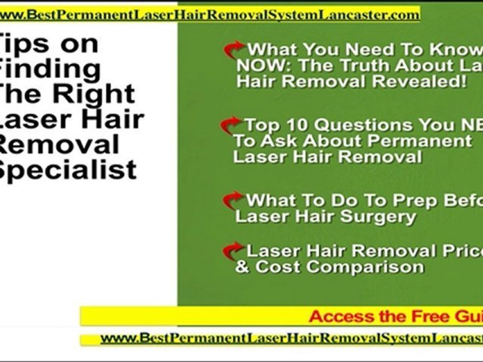 Permanent Laser Hair Removal Works! Does Laser Hair Removal