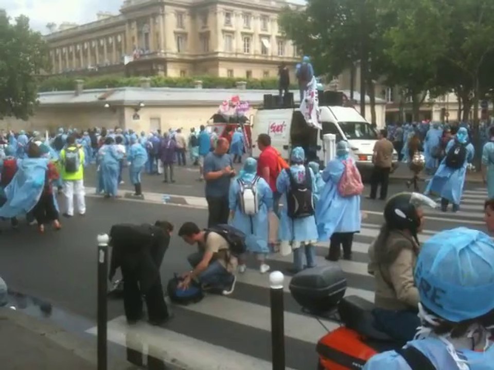 manif Paris 8juin2010 personnel de santé
