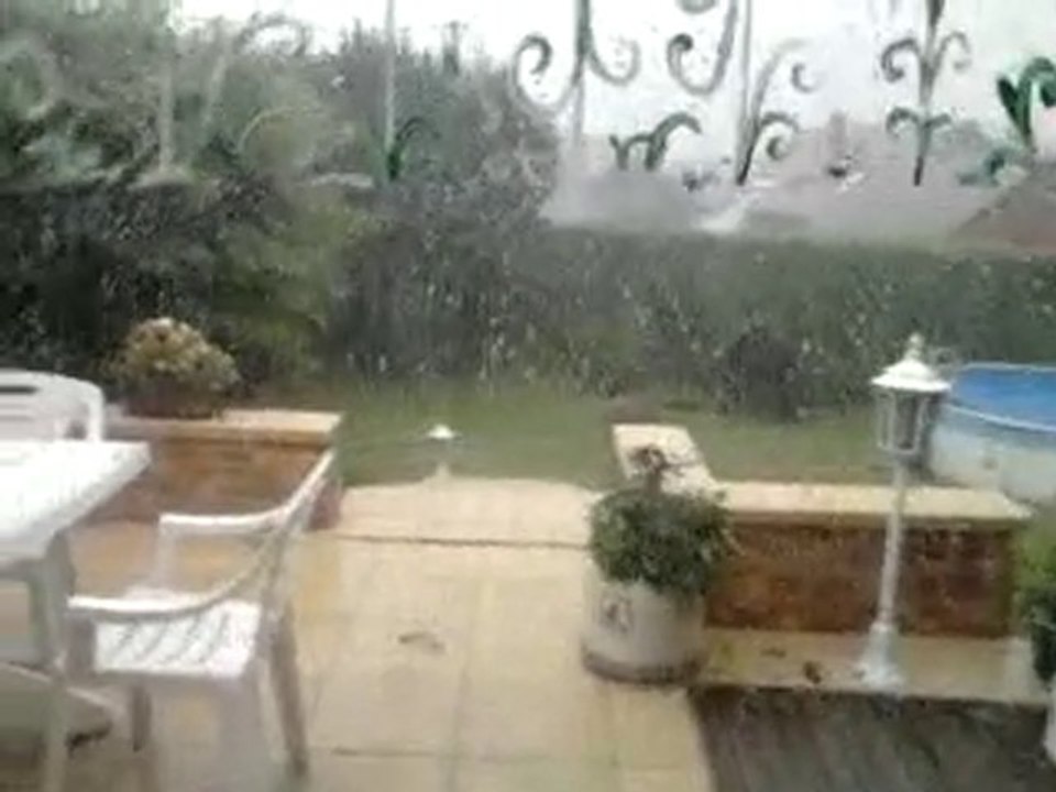 Grêle à Montbéliard