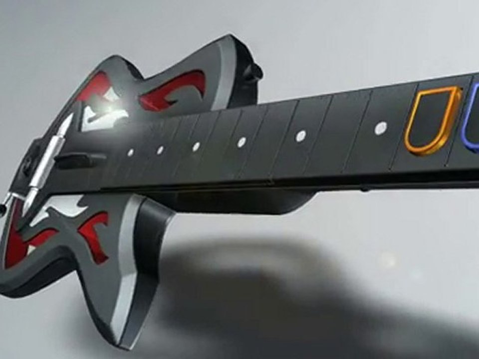 Guitar Hero Warriors of Rock : Hardware Video