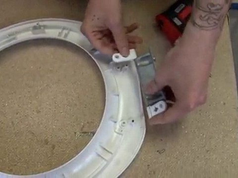 How to fix a broken washing machine door hinge - Hotpoint