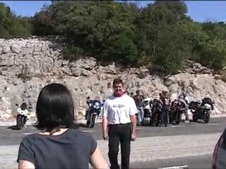 Arret ds les gorges 2010