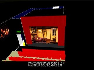 Salle de 100 places vue fond de salle