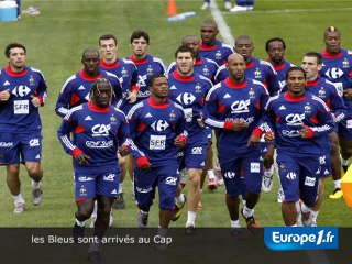 Les Bleus sont arrivés au Cap